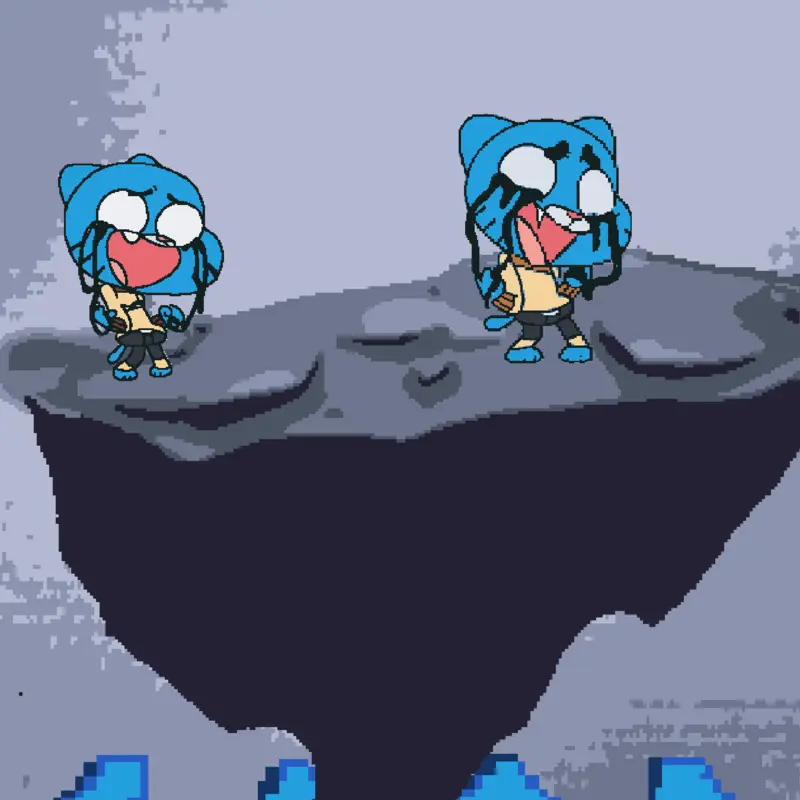 Gumball Glitch VS V1 And V2 by @tema50k