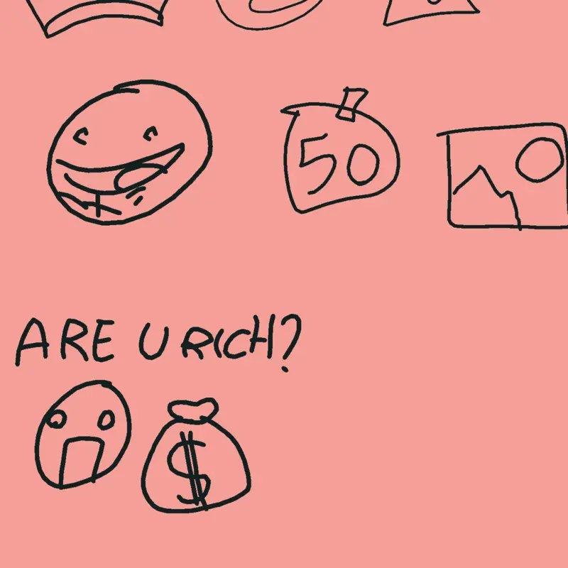 Dont touch are u rich by @emittxen
