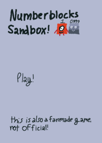 A Numberblocks Sandbox Fanmade Game!