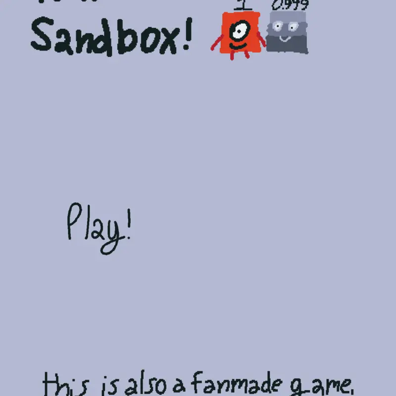 A Numberblocks Sandbox Fanmade Game! by @DachiBombsFL4792