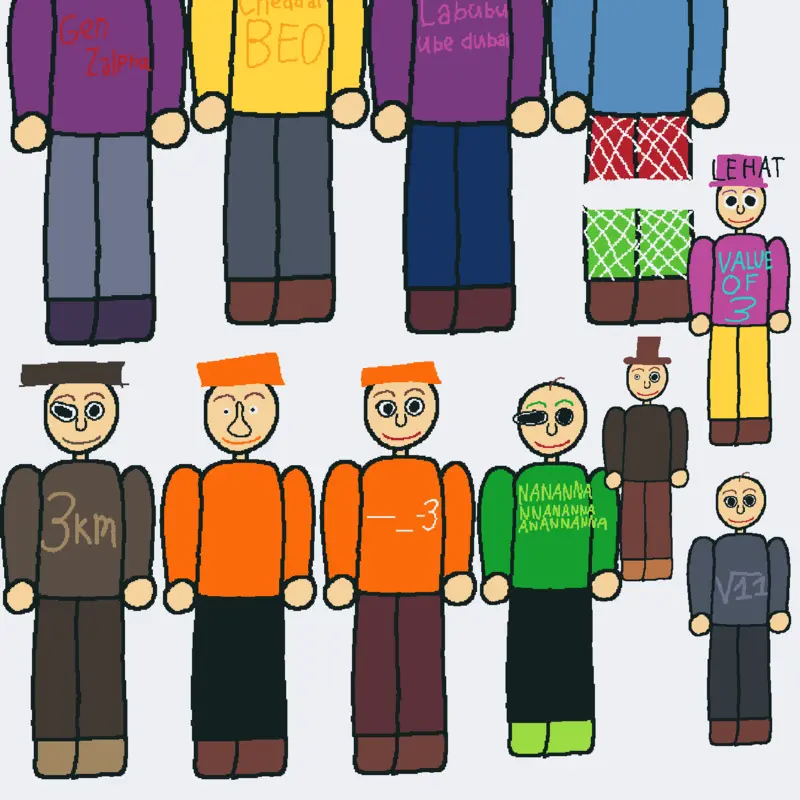ALL Characters Numberslop by @MegaLilSquid