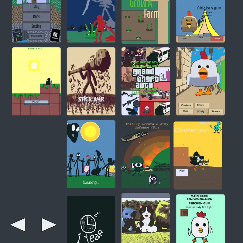 Play popular games in play pickstore by @PickaxeStudios
