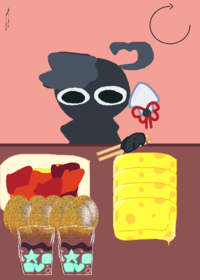 Lets mukbang with carl^^