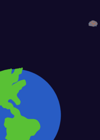 Stop the asteroid from colliding with the...