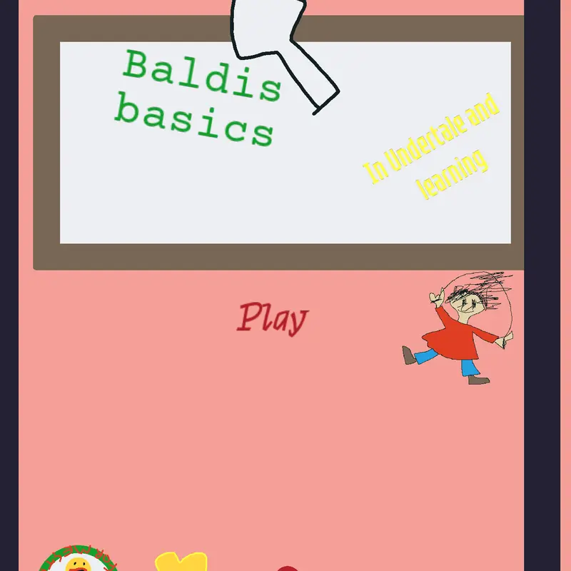 Baldis basics in Undertale and learning by @MILKYBANANA