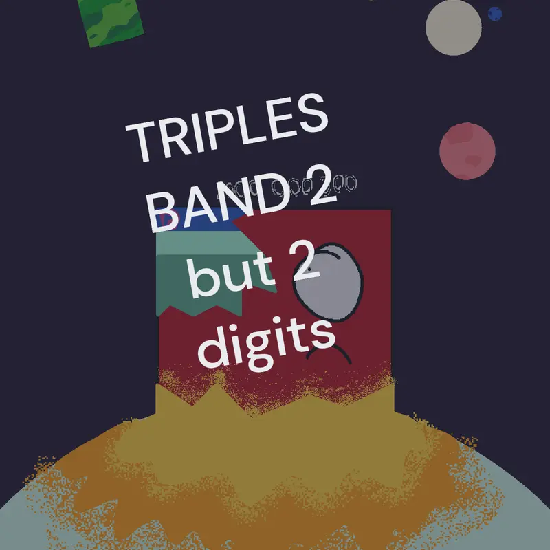 Powers of 3 band for just 1 digit by @Berchandelsol