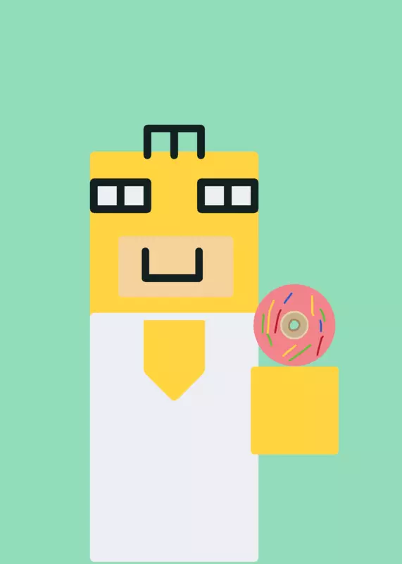 Homer dropped his donut by @Noob2006