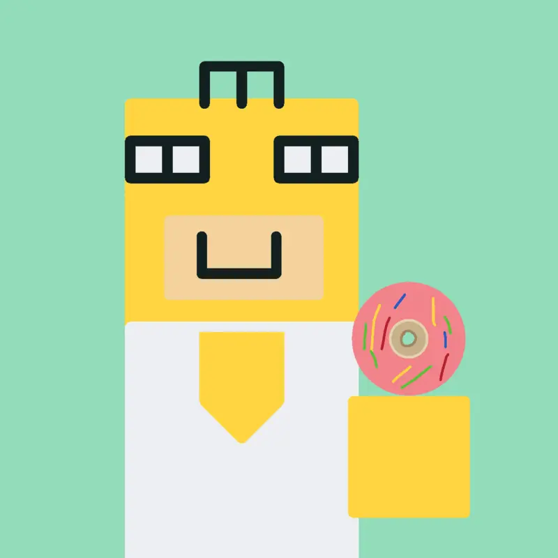 Homer dropped his donut by @FloweyTheEvilFlower