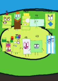 Numberblocks Band 41 to 50 follow-up