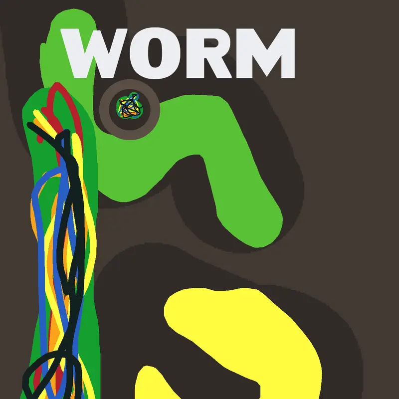 Trash worm by @dickyeka