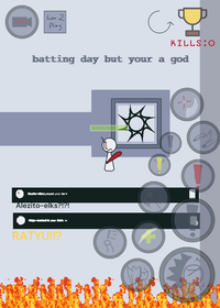 BATTING DAY BUT YOU'RE A GOD.