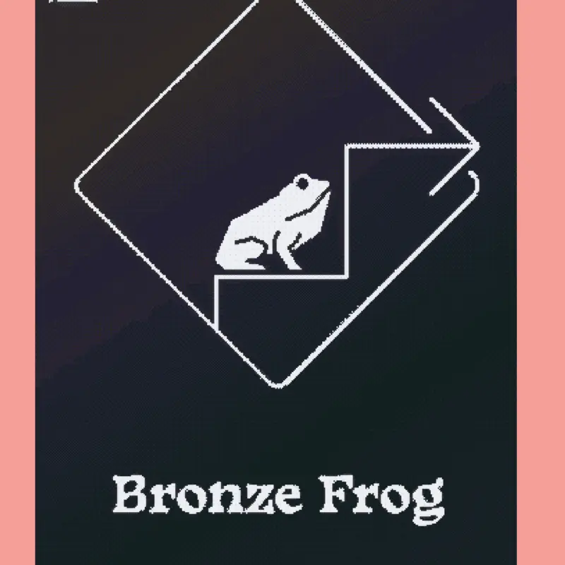 Bronze frog by @maximilianoacua
