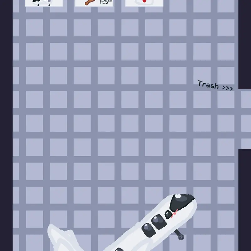 Plane Ragdoll by @slurpee0