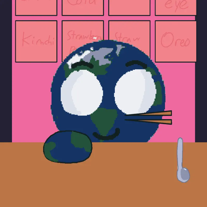 Earth mukbang by @Laura10