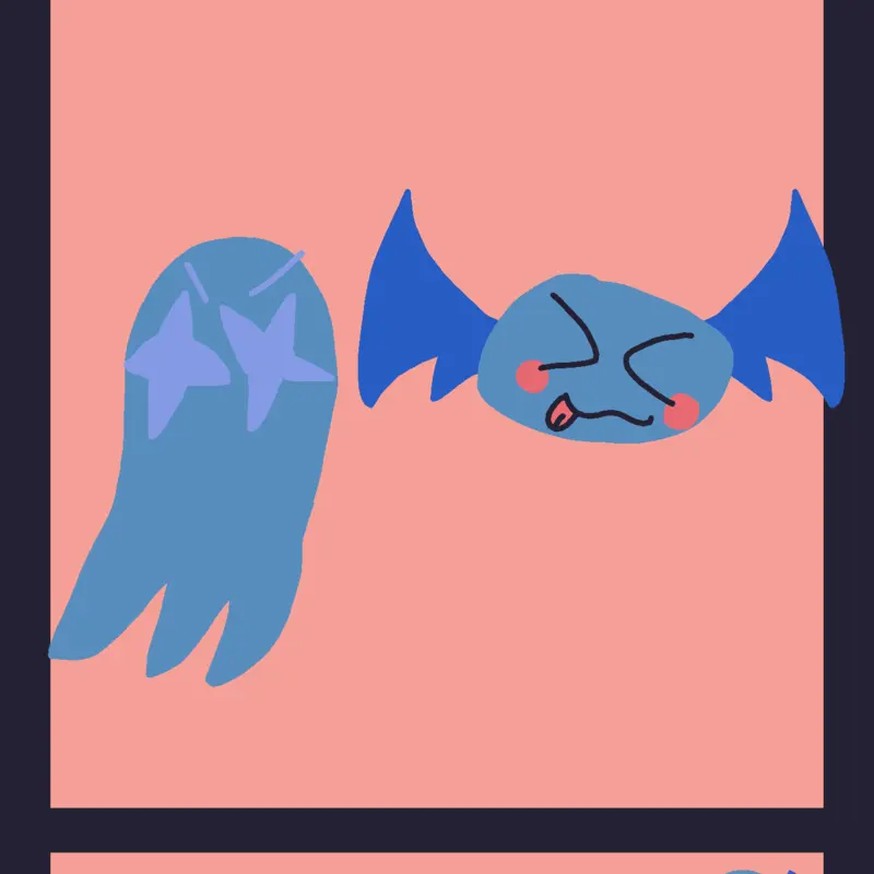 Halt and bat by @A_random_operator