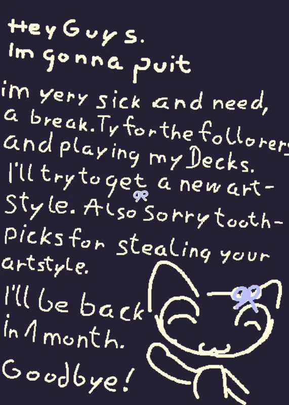 Im quiting Castle im sry by @ToodlesStarryling_XD