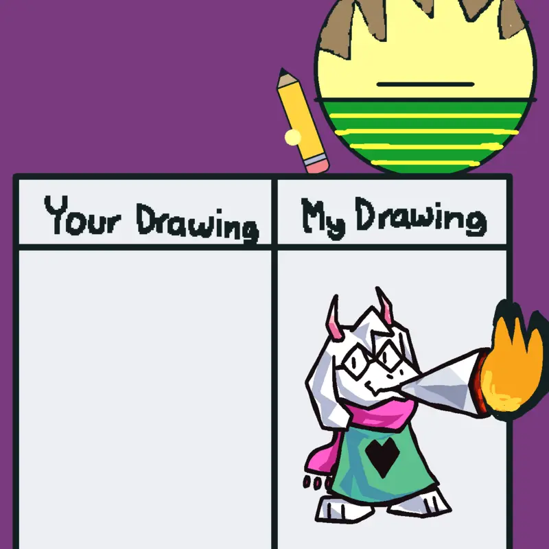 my drawing is cooler fr by @jinwoo14