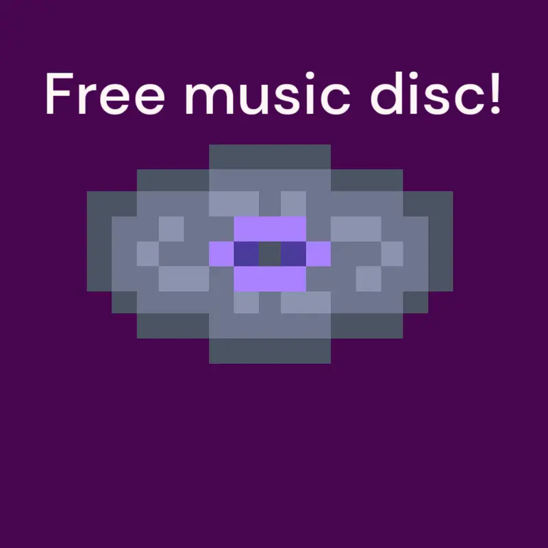 Music Disc 1 by @MihailKotovOnFancade