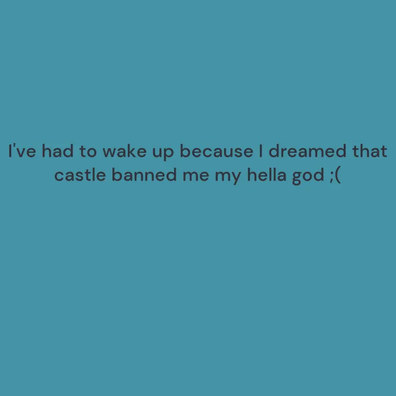A dream that made me wake up at 3:45am by @Mateominixd_2012