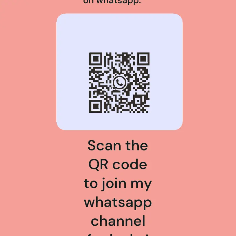 Join my whatsapp channel! by @MrZuffin