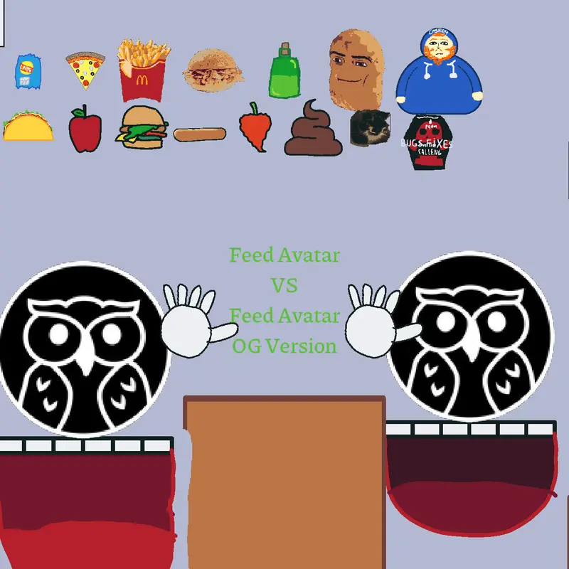Feed Avatar VS Feed Avatar OG Version by @THWWTL2