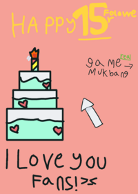 HAPPY 15 FOLLOWERS