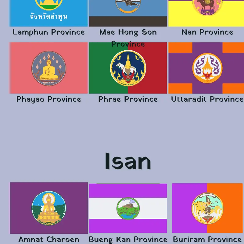 Flag Band: Thai Provinces by @Prebaxung92728