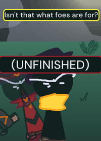 Unfinished deck (Isn't that what foes are...