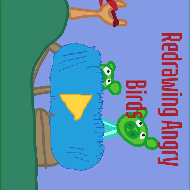 ANGRY BIRDS REDRAWN by @GIANCS_CASTLE