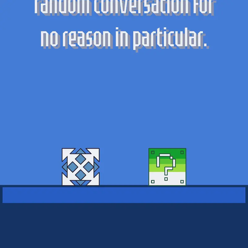 2 GD cubes talk nonsense by @NOW212_Squarewaved