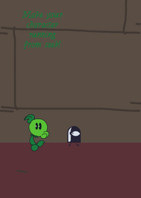 Make ur character run from seek!
