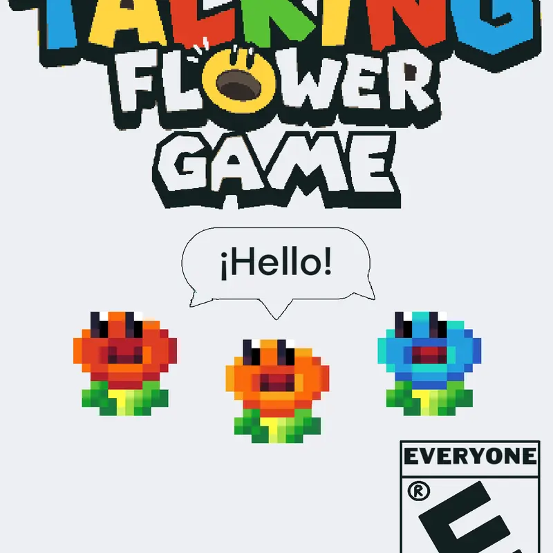 Talking flower game by @olaoaosos