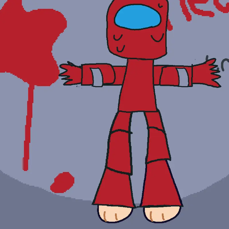 Among Us by @Temu_Imposter_Red