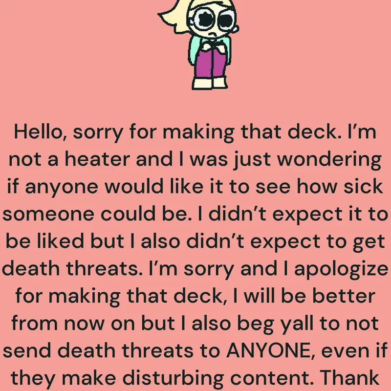I apologize by @I_dont_support_qwel