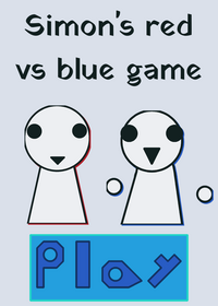 The blue vs red Simon game