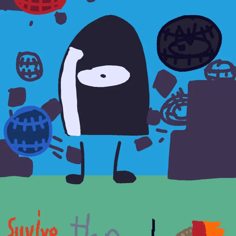 Survive the bombs by @pizzanlt