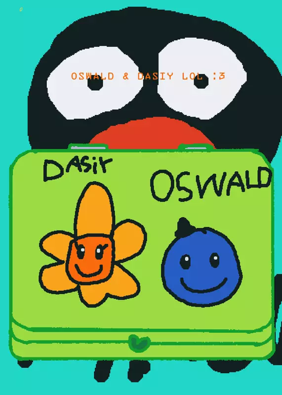 Daisy x Oswald lol by @yune_the_idk