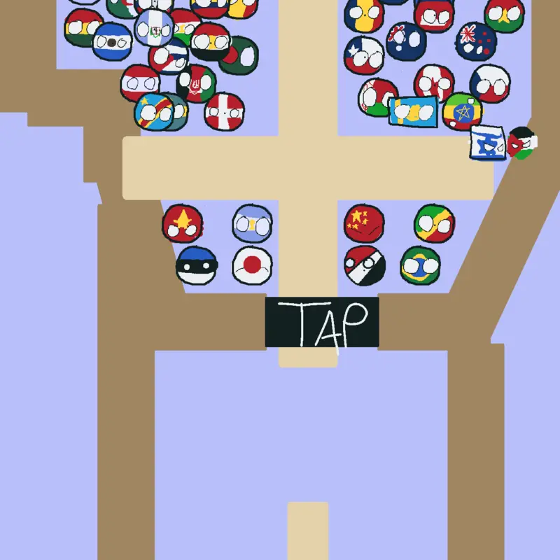 NOT MY GAME. countryballs race! by @alphabetguys