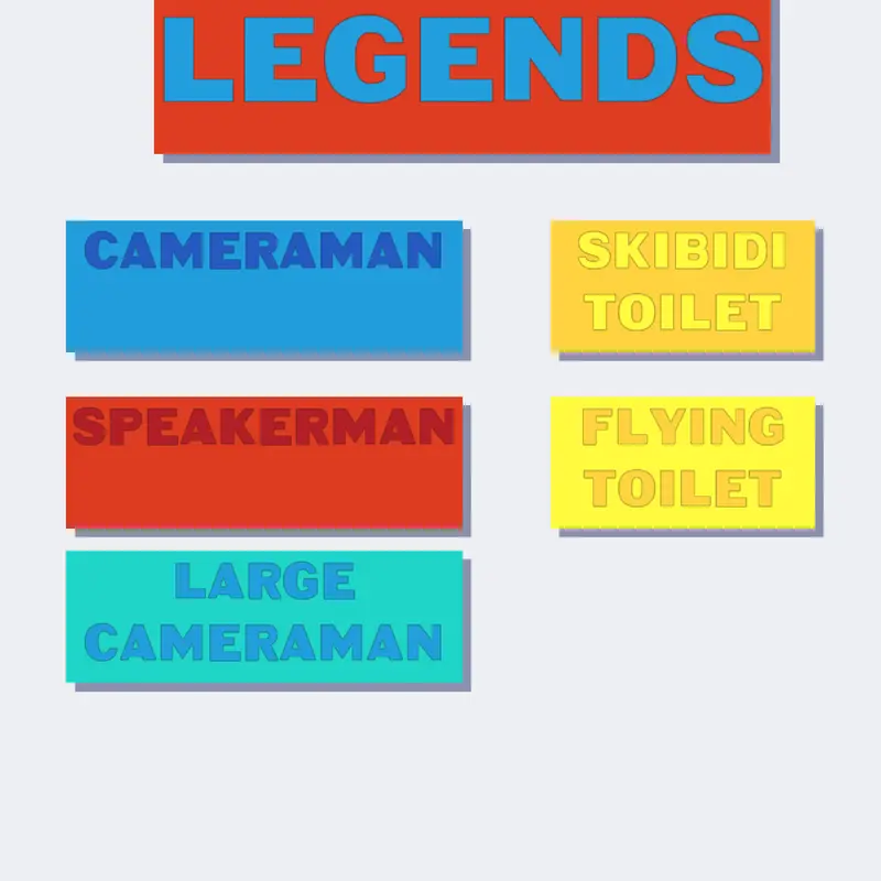 Skibidi legends by @itstvman