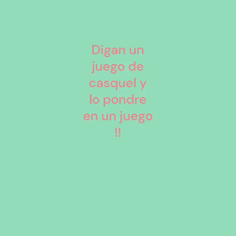 Game by @jululi