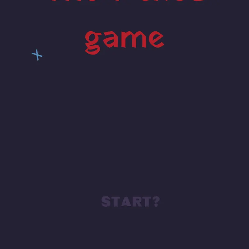 Game by @Iboooooooooo