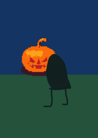 Get chased by an evil pumpkin