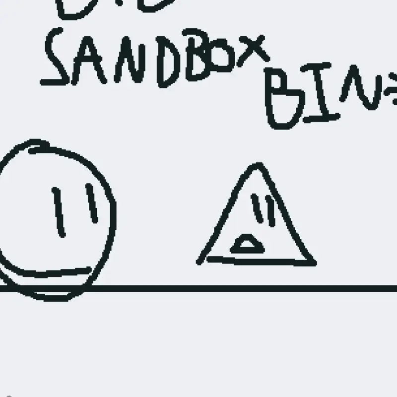 the shape gang sandbox by @thestickman_dude