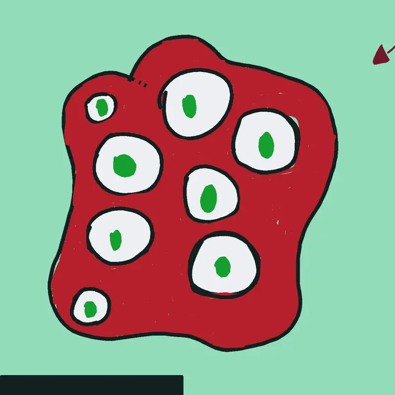 Mass of eyes- by @Watermelon_cool