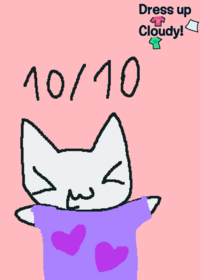 Draw clothes for Cloudy!