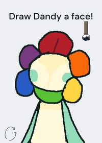 DRAW DANDYS FACE!!!