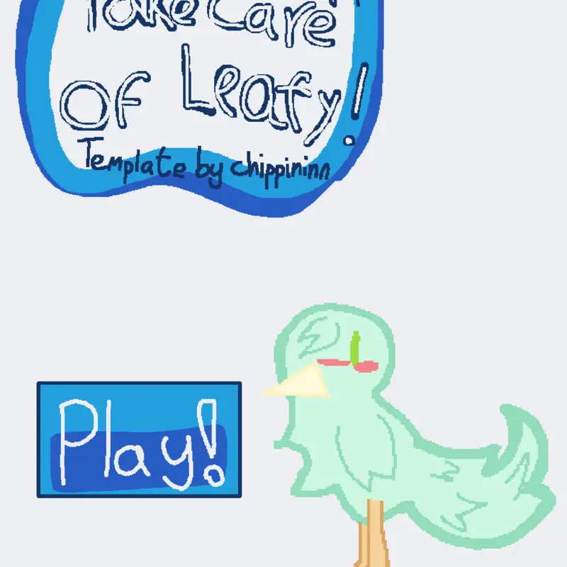 Take care of Leafy the Bird!! :D by @Golemthekitty
