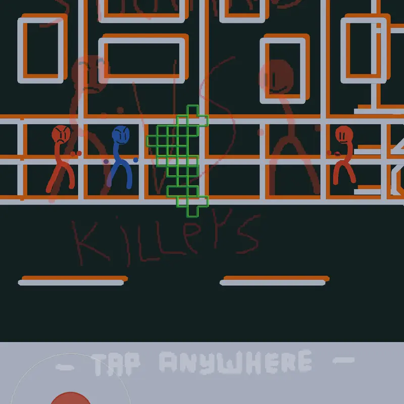 Stickman vs killers by @InakialfonsoLopezahu