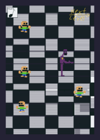 Fnaf game | purple guy taking kids