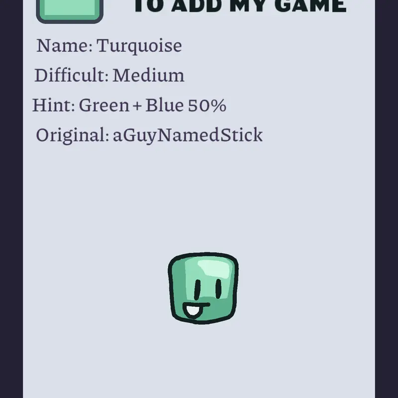 Game by @aGuyNamedStick